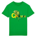 T-shirt enfant bio Cam&eacute;l&eacute;on Beauval (Largeur 18 Cm pour les 3/4- 5/6 Ans) (Largeur 20 Cm pour les 7/8 Ans) Fresh Green 3/4 ans