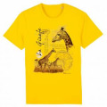 T-shirt enfant bio Girafe Zoo de la Fleche Golden Yellow 5/6 ans