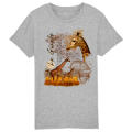 T-shirt enfant bio Girafe Zoo les Sables d’Olonne Fresh Green 3/4 ans