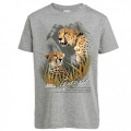 T-shirt enfant bio Guépard Zoo de Champrepus Heather Grey 7/8 ans