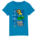 T-shirt enfant bio Jungle Heros Zoo les Sables d’Olonne Lavender Dawn 12/14 ans