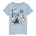 T-shirt enfant bio Loup Arctique Parc Animalier d’Auvergne + transfert Col Parc Animalier d’Auvergne