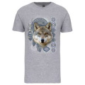 T-shirt enfant bio Loup Intemporel Oxford Grey 6/8 ans