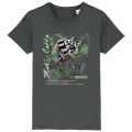 T-shirt enfant bio Maki Catta Bioparc Anthracite 3/4 ans
