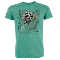 T-shirt enfant bio Maki Catta Vallée des Singes Mid Heather Green 3/4 ans
