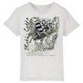 T-shirt enfant bio Maki Catta Mid Heather Red 3/4 ans