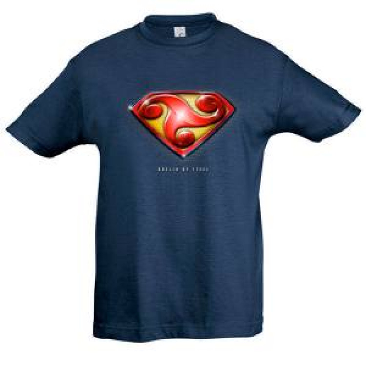 T-shirt enfant Breizh of Steel (Sh18479e) Denim 2 ans