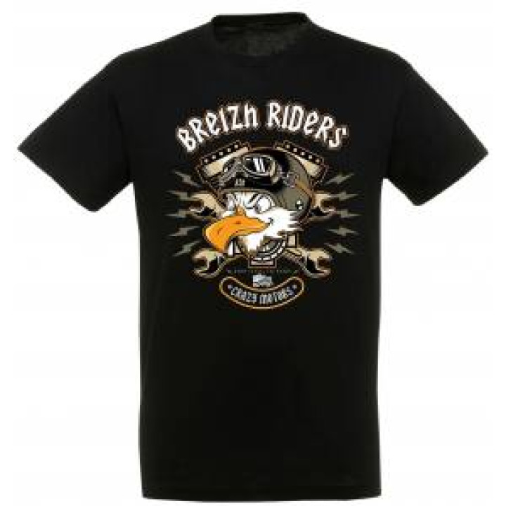 Tshirt enfant Breizh Riders Noir Profond 2 ans
