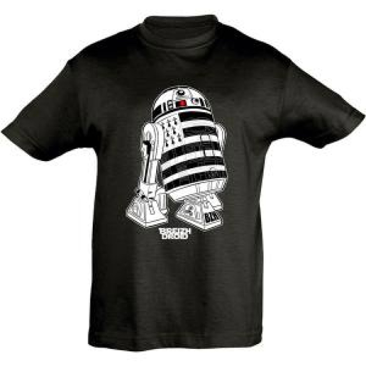 T-shirt enfant Breizhdro&iuml;d (Sh18811e) Noir Profond 4 ans