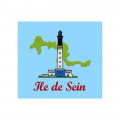 T-shirt enfant Broderie E1180 Ref/ 29131 Phare + Carte &Icirc;le de Sein Bleu Atoll 2 ans