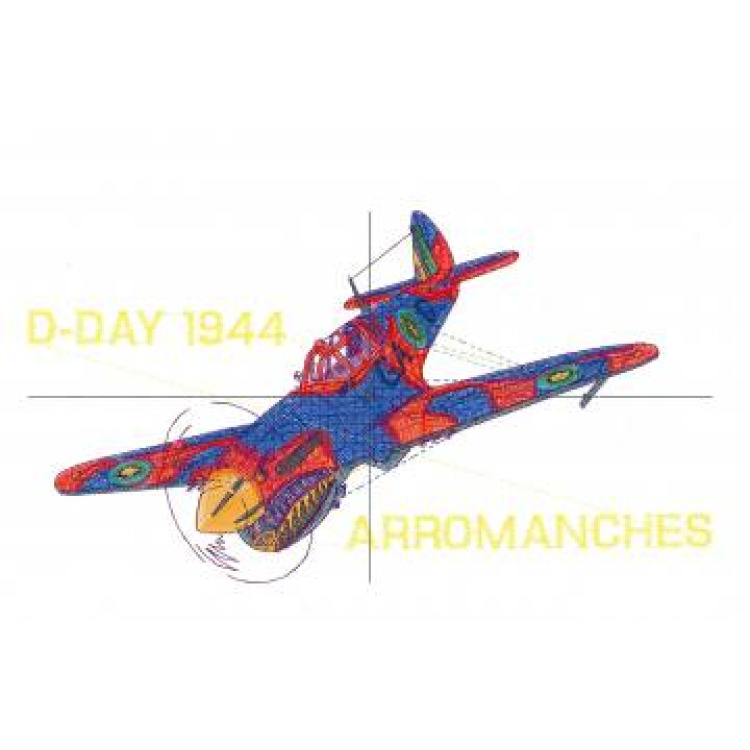 T-shirt enfant Broderie Pr50305 Ref/ 17943 Arromanches D-Day 1944 Army 2 ans