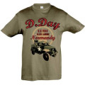 T-shirt enfant Camion Etoile D-Day Army 2 ans