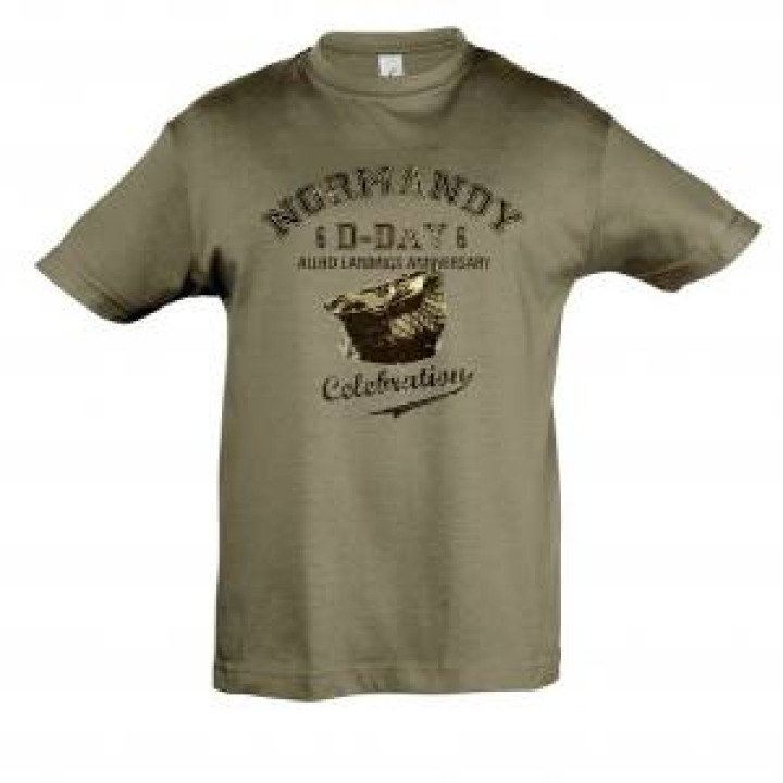Tshirt enfant Casque Normandy Celebration DDay Army 8 ans
