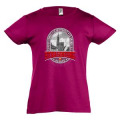 T-shirt enfant Cathedrale de Strasbourg Alsace France Fuschia 2 ans