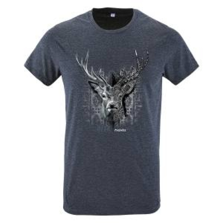 Tshirt enfant Cerf Native Tribes Pyrénées Deer Denim 2 ans