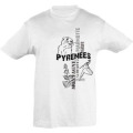 T-shirt enfant Chamois Marmotte Laruns Blanc 2 ans