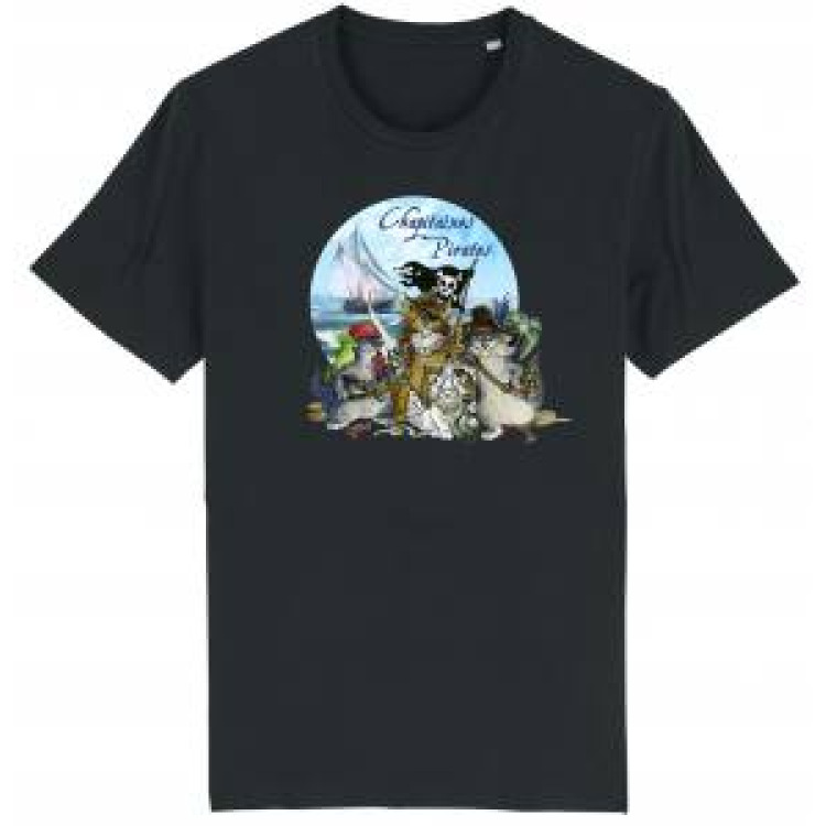 T-shirt enfant Chapitaines Pirates Noir Profond 2 ans