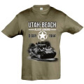 T-shirt enfant Char Utah Beach Army 2 ans