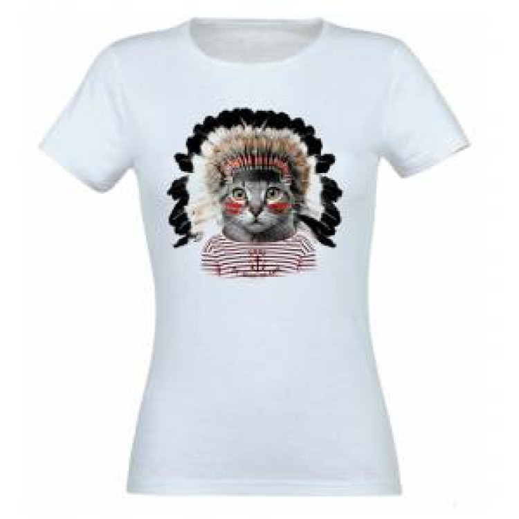 T-shirt enfant Chat Grand Chef Saint Jean de Luz Blanc 8 ans