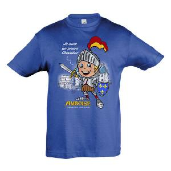Tshirt enfant Chevalier en Armure Château dAmboise Rouge 2 ans