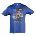 T-shirt enfant Chevalier en Armure Château d’Amboise Bleu Royal 2 ans