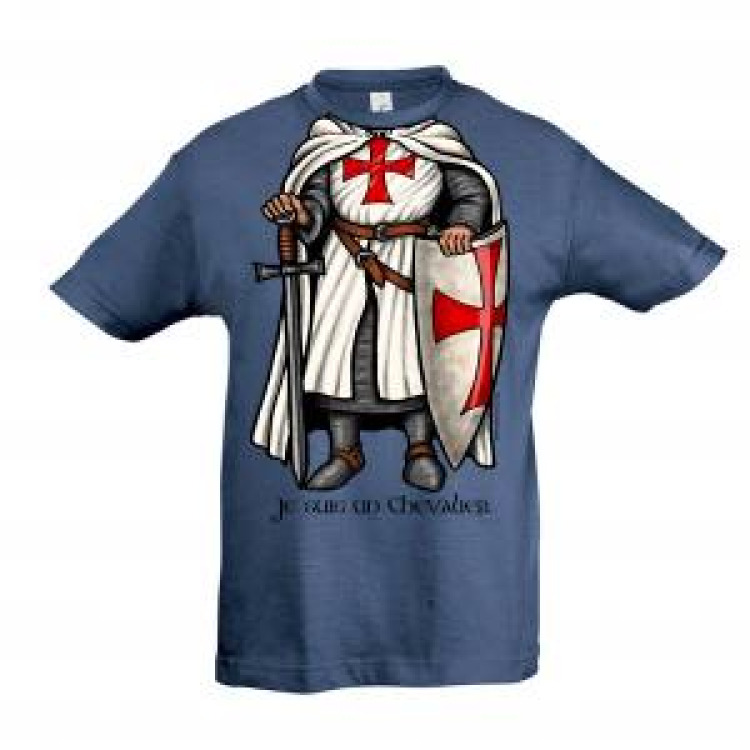 T-shirt enfant Chevalier sans T&ecirc;te (Md3010) Denim 2 ans