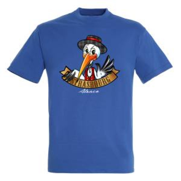 Tshirt enfant Cigogne Garçon Alsace Rouge 4 ans