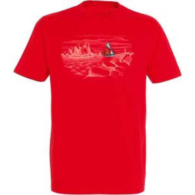 T-shirt enfant Course de Voilier + Broderie Bateau Marquage Erquy Rouge 10 ans