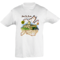 T-shirt enfant Dessin Fort Lalatte Blanc 2 ans