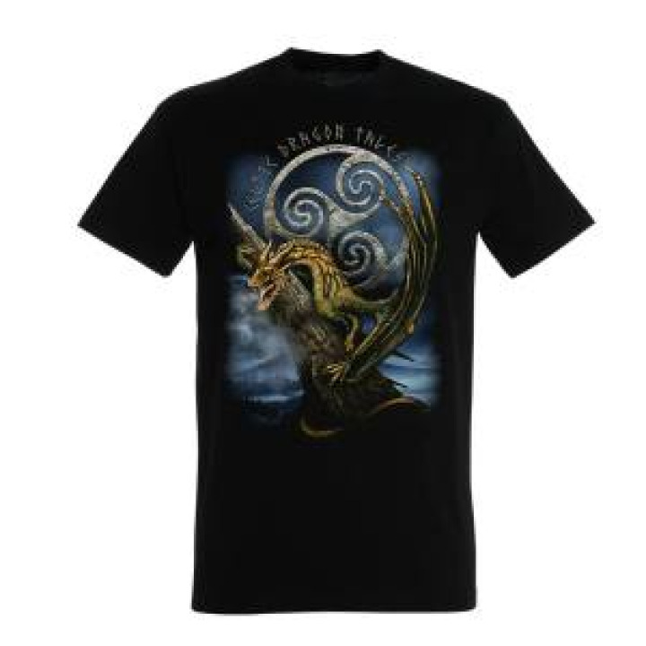 Tshirt enfant Dragon Celtik Tales Noir Profond 4 ans