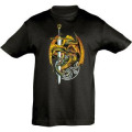 T-shirt enfant Dragon Ep&eacute;e (Bc3009) Noir Profond 2 ans