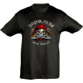 T-shirt enfant Drink Rum Noir Profond 2 ans
