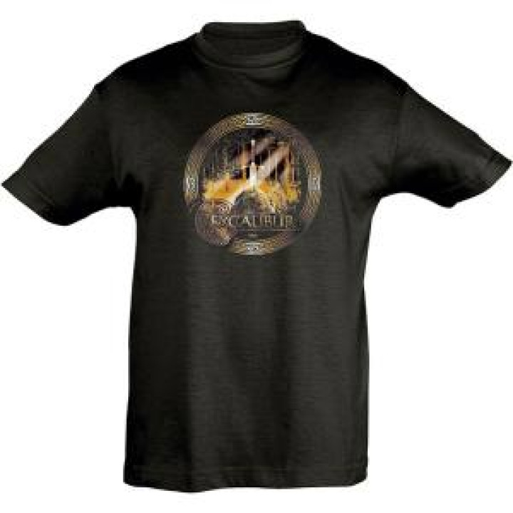 Tshirt enfant Excalibur Bc3003 Noir Profond 4 ans