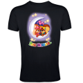 T-shirt enfant Fille et Garçon Lune Parc Herouval Noir Profond 2 ans
