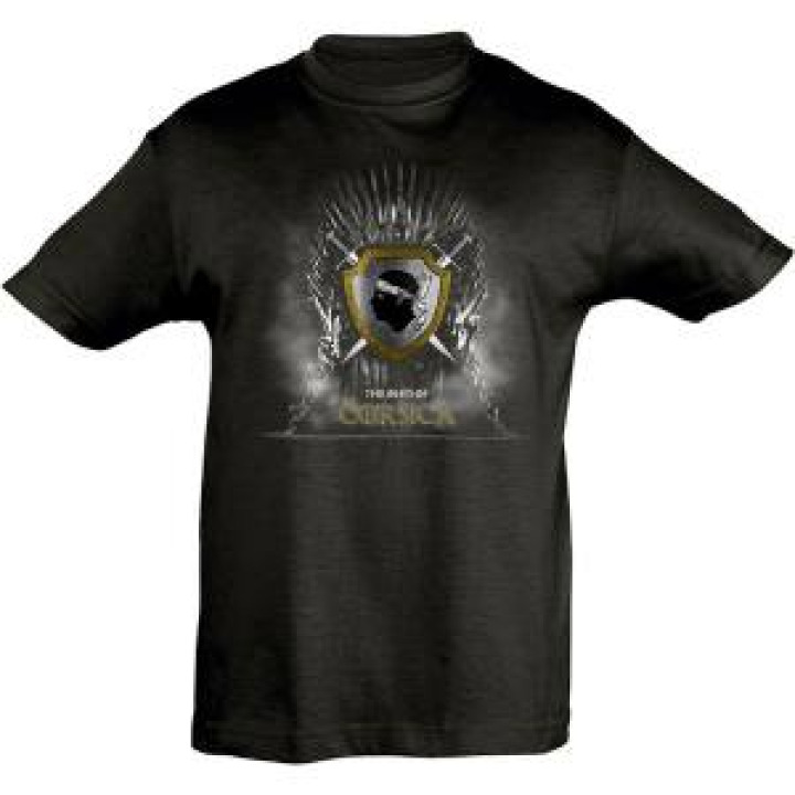 Tshirt enfant Game of Corsica Noir Profond 2 ans