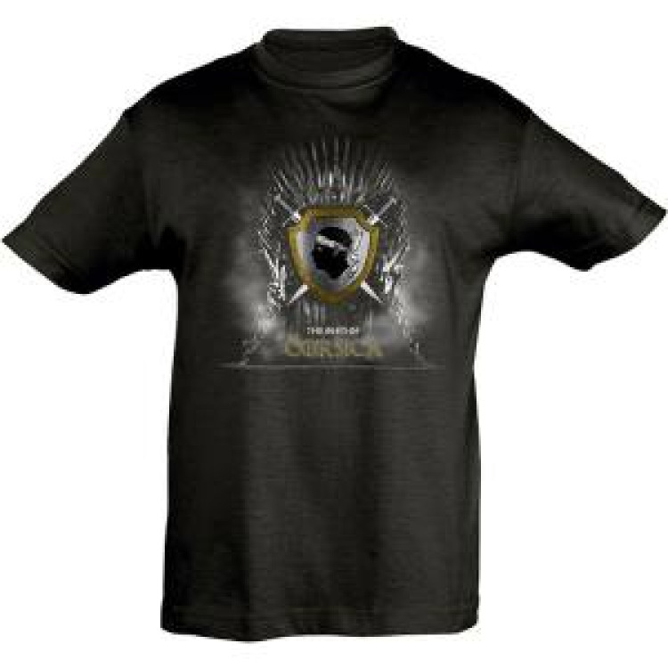 T-shirt enfant Game of Corsica Noir Profond 2 ans