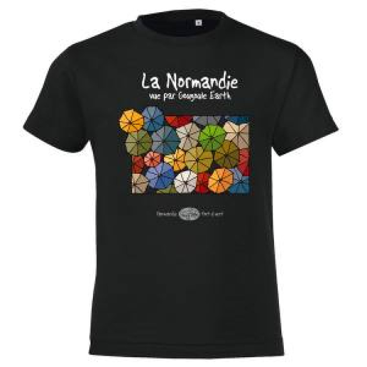 T-shirt enfant Gougoule Earth Noir Profond 10 ans