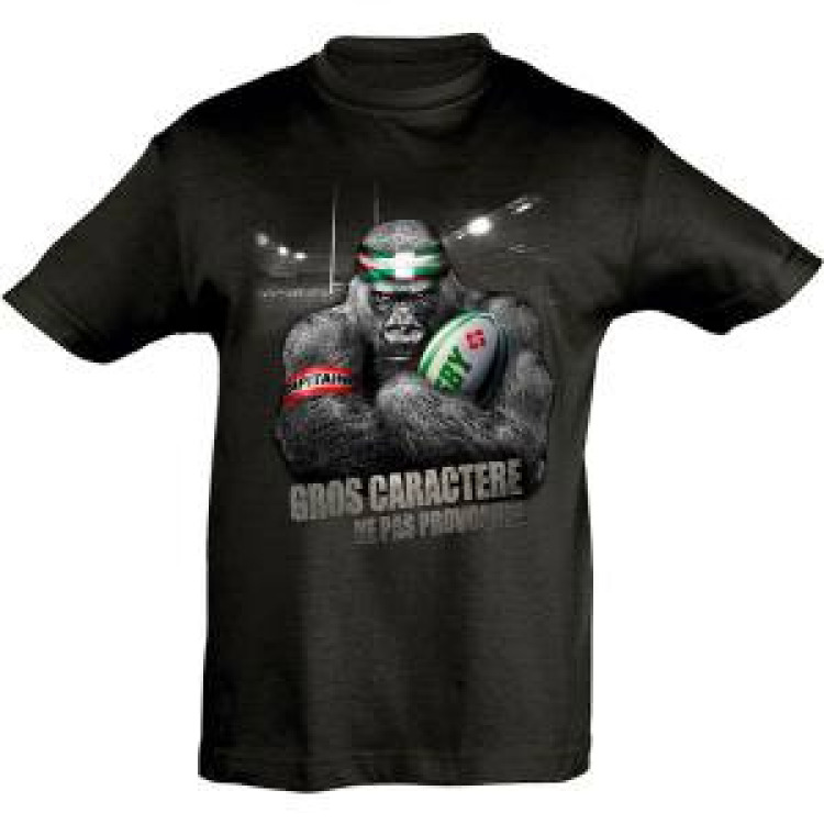 T-shirt enfant Gros Caract&egrave;re Rouge 4 ans