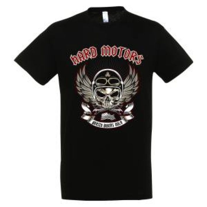 Tshirt enfant Hard Motors Biker Noir Profond 6 ans