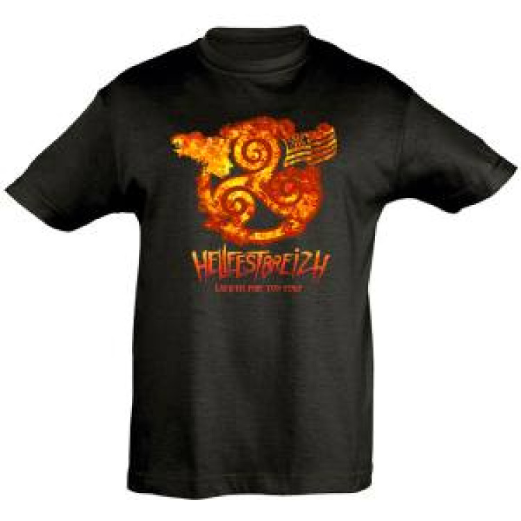 T-shirt enfant Hellfestbreizh Noir Profond 2 ans