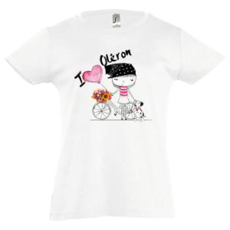T-shirt enfant I Love (Cœur) Oléron Blanc 6 ans