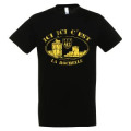 T-shirt enfant Ici Ici C'est la Rochelle Noir Profond 2 ans