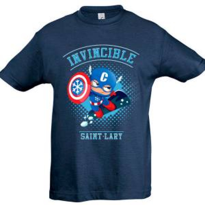Tshirt enfant Invincible Saint Lary Denim 2 ans