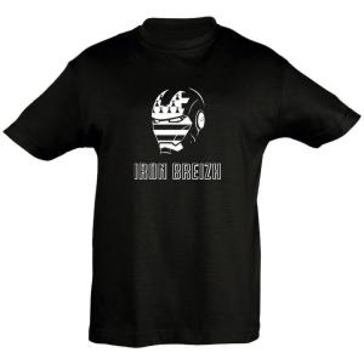 Tshirt enfant Iron Breizh Sh3004 Noir Profond 2 ans