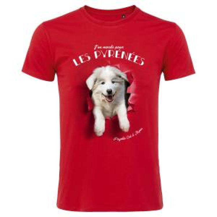 T-shirt enfant J'en Mords pour les Pyr&eacute;n&eacute;es Payolle Col d&rsquo;Aspin Orange 2 ans