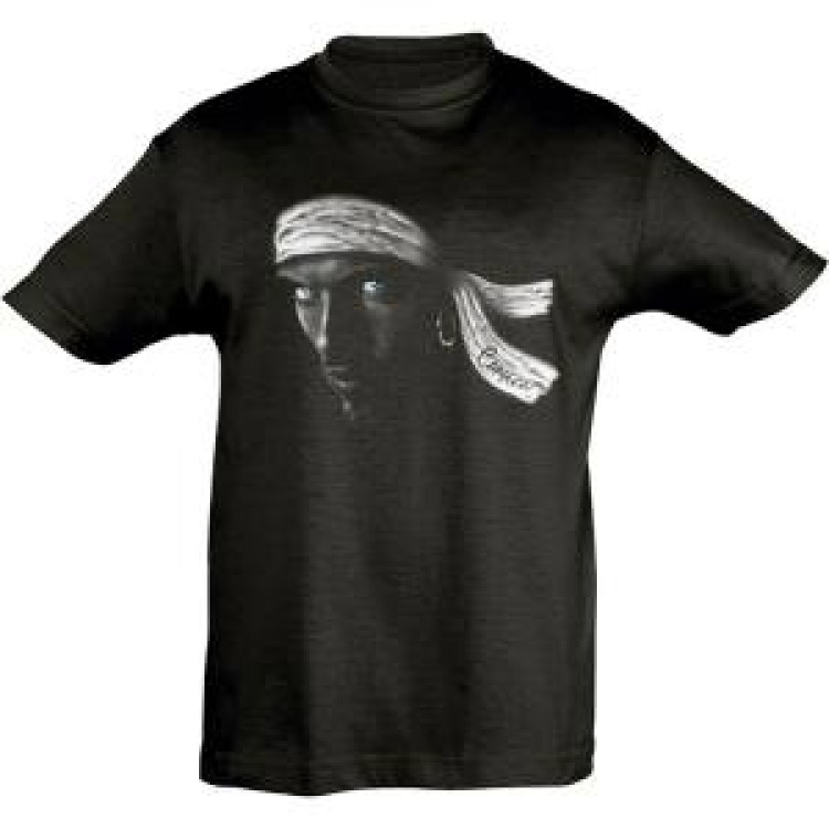 T-shirt enfant Johnny Corsica Noir Profond 2 ans