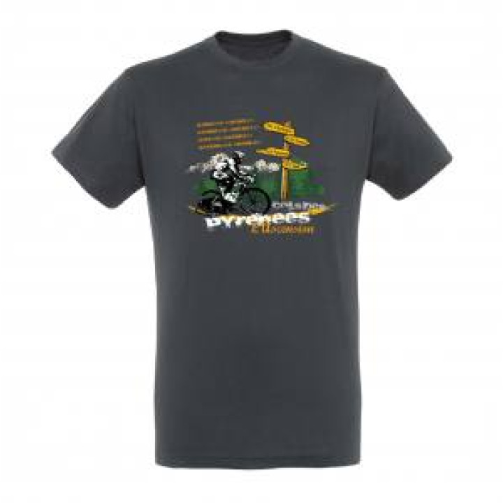 Tshirt enfant Lascension Col dAubisque Gris Souris 4 ans