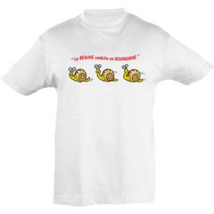 Tshirt enfant La Beaune Attitude Blanc 2 ans