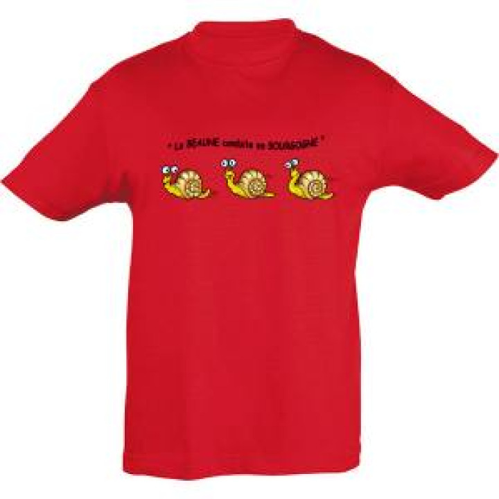Tshirt enfant La Beaune Attitude Rouge 2 ans