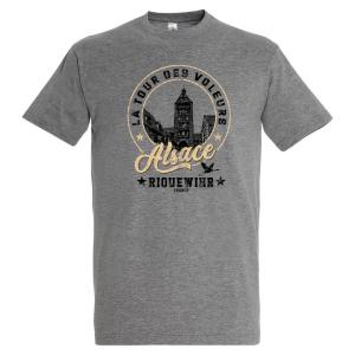 Tshirt enfant La Tour des Voleurs Riquewihr Alsace France Bleu Ciel 2 ans